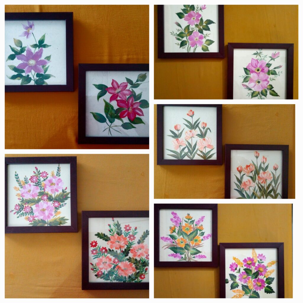 hand painted frames hand painted frames